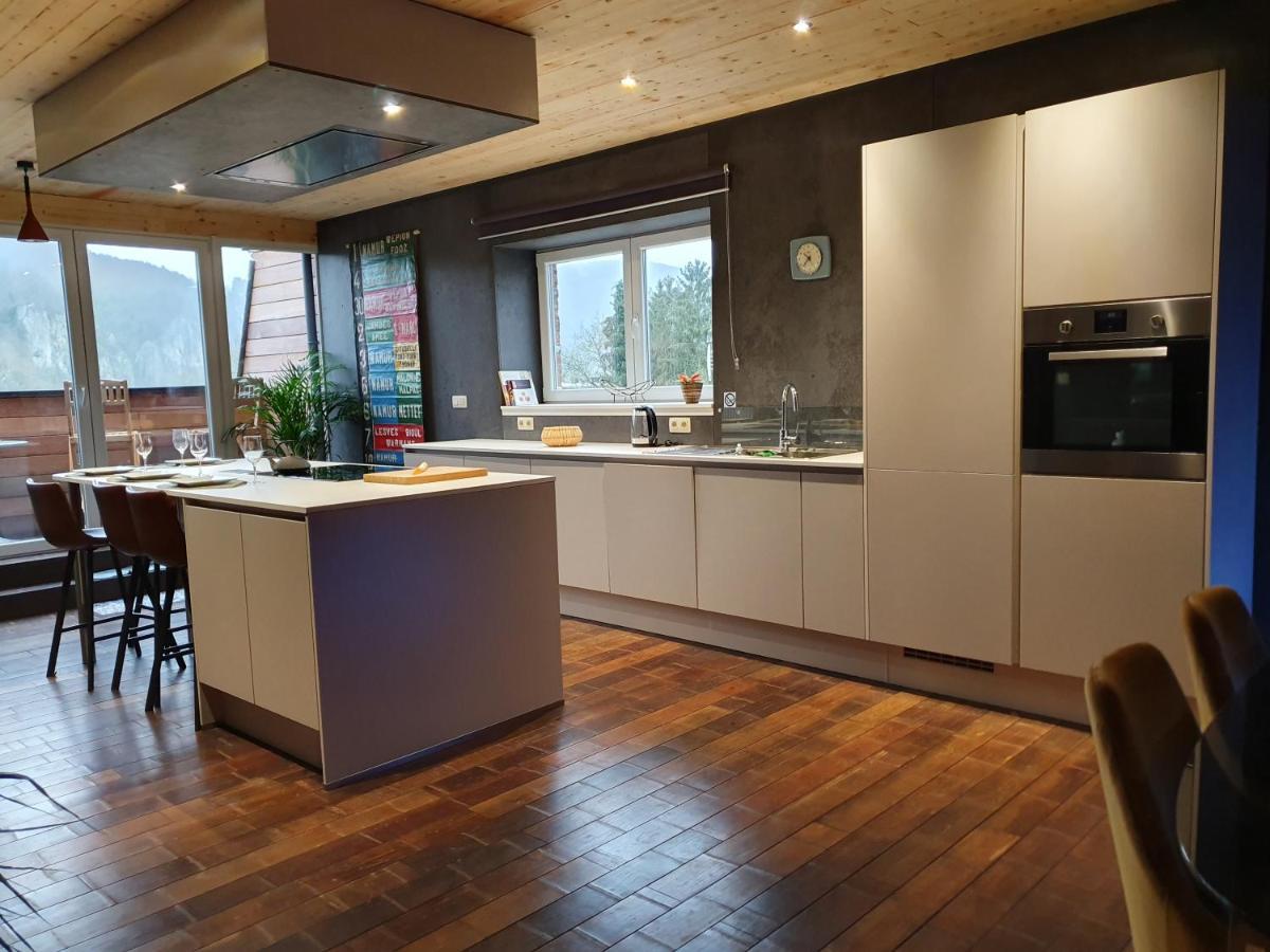 Vue Sur Meuse Lejlighed Profondeville Eksteriør billede