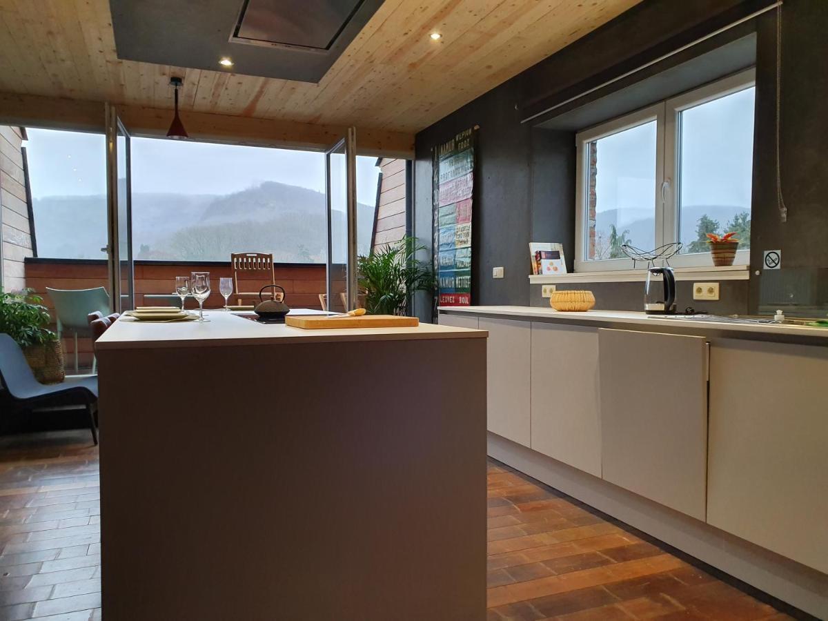 Vue Sur Meuse Lejlighed Profondeville Eksteriør billede